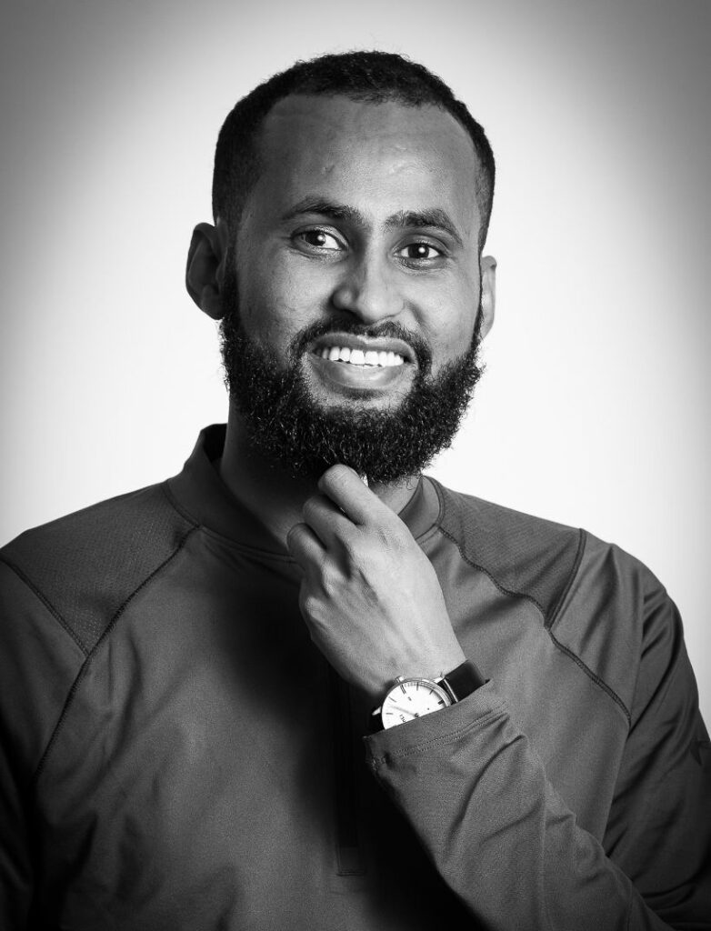 Porträtt på Ebrahimsheik Yassin