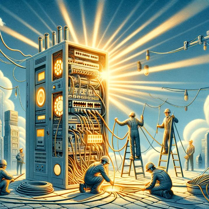 Fiberdragning med människor