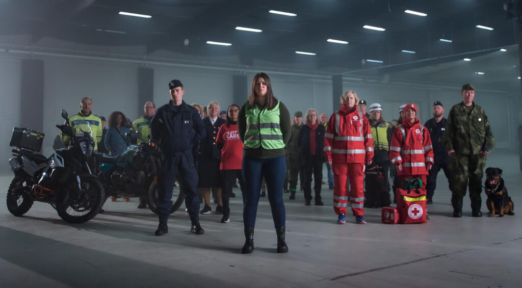 Människor med uniform