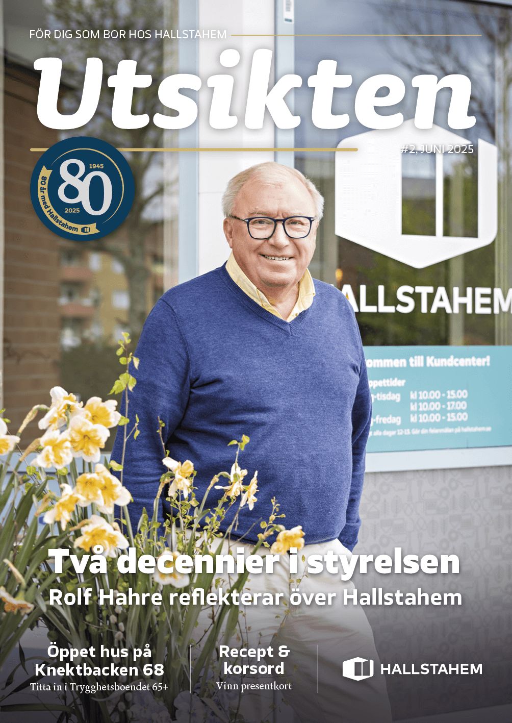 Herre på omslag för magasinet Utsikten